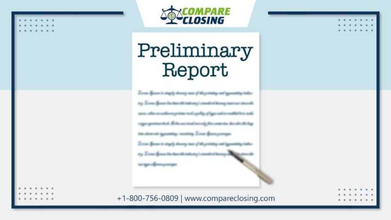 the meaning of preliminary report