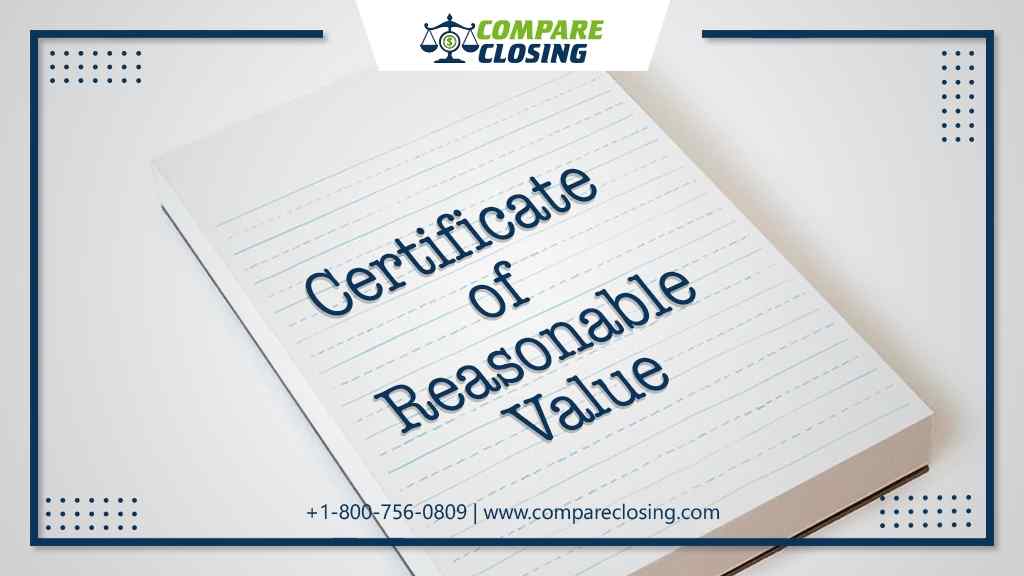 What is a Certificate of Reasonable Value (CRV) in a VA Loan?