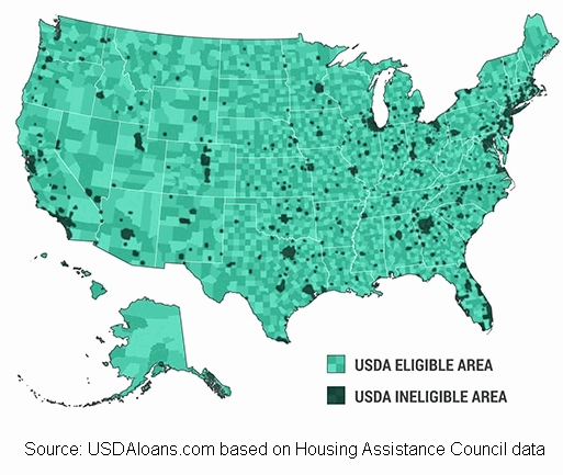 usda loan eligibility map