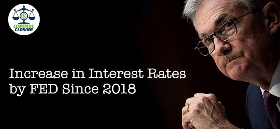 Increase in Interest Rates by FED Since 2018
