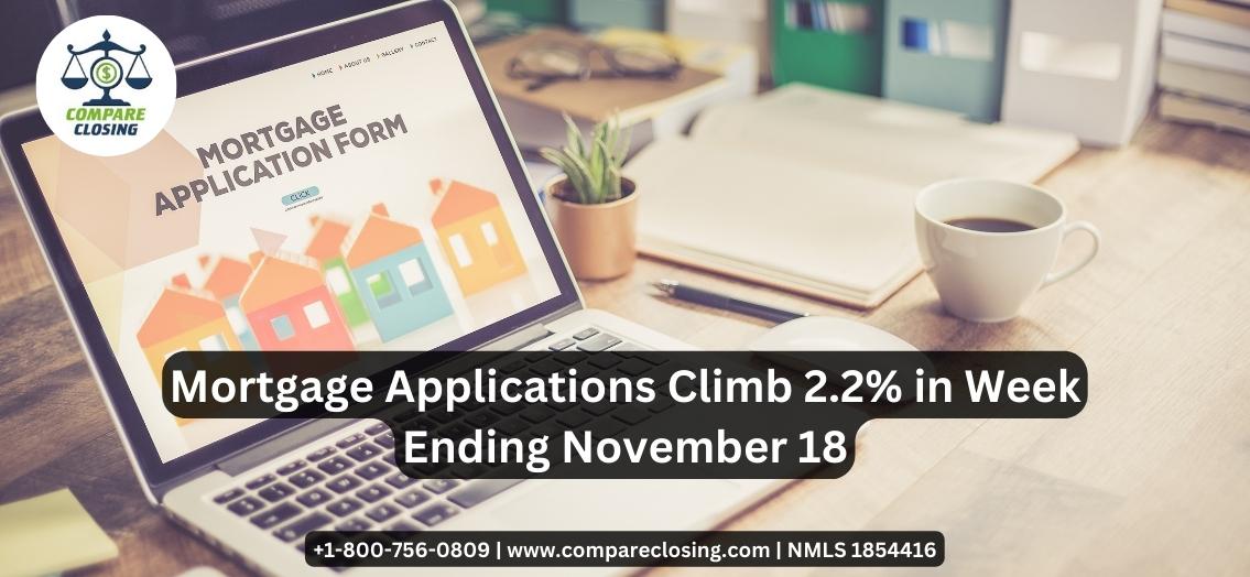Mortgage Applications Climb 2.2% in the Week Ending November 18