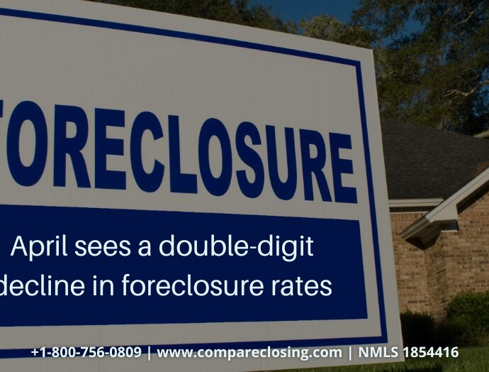 April sees double-digit decline in foreclosure rates